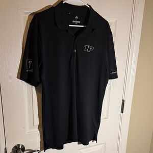 Adidas Men's Black Polo with Logo